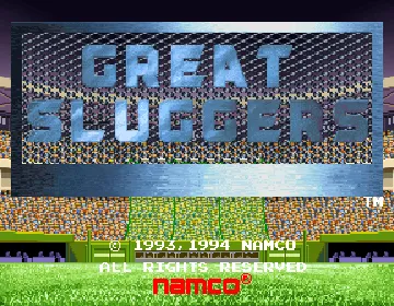 Great Sluggers '94 screen shot title